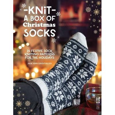 Knit a Box of Christmas Socks: 24 Festive Sock Knitting Patterns for the Holidays, Taschenbuch von Julie Ann Lebouthillier, David and Charles Ltd,