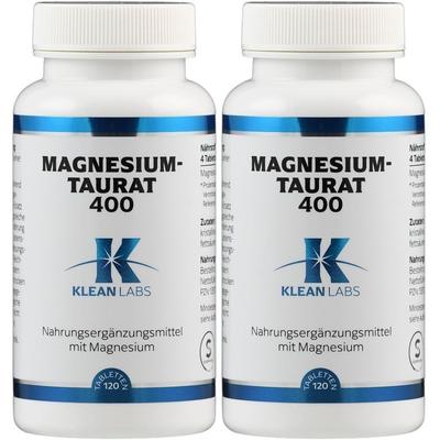 Magnesiumtaurat 400 Klean Labs Tabletten 2x 2x120 St