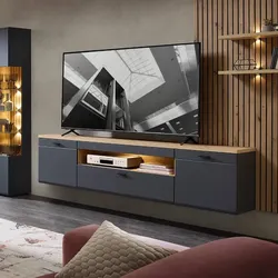 Fernsehmöbel Fernseh Unterschrank mit einer Schublade und Türen