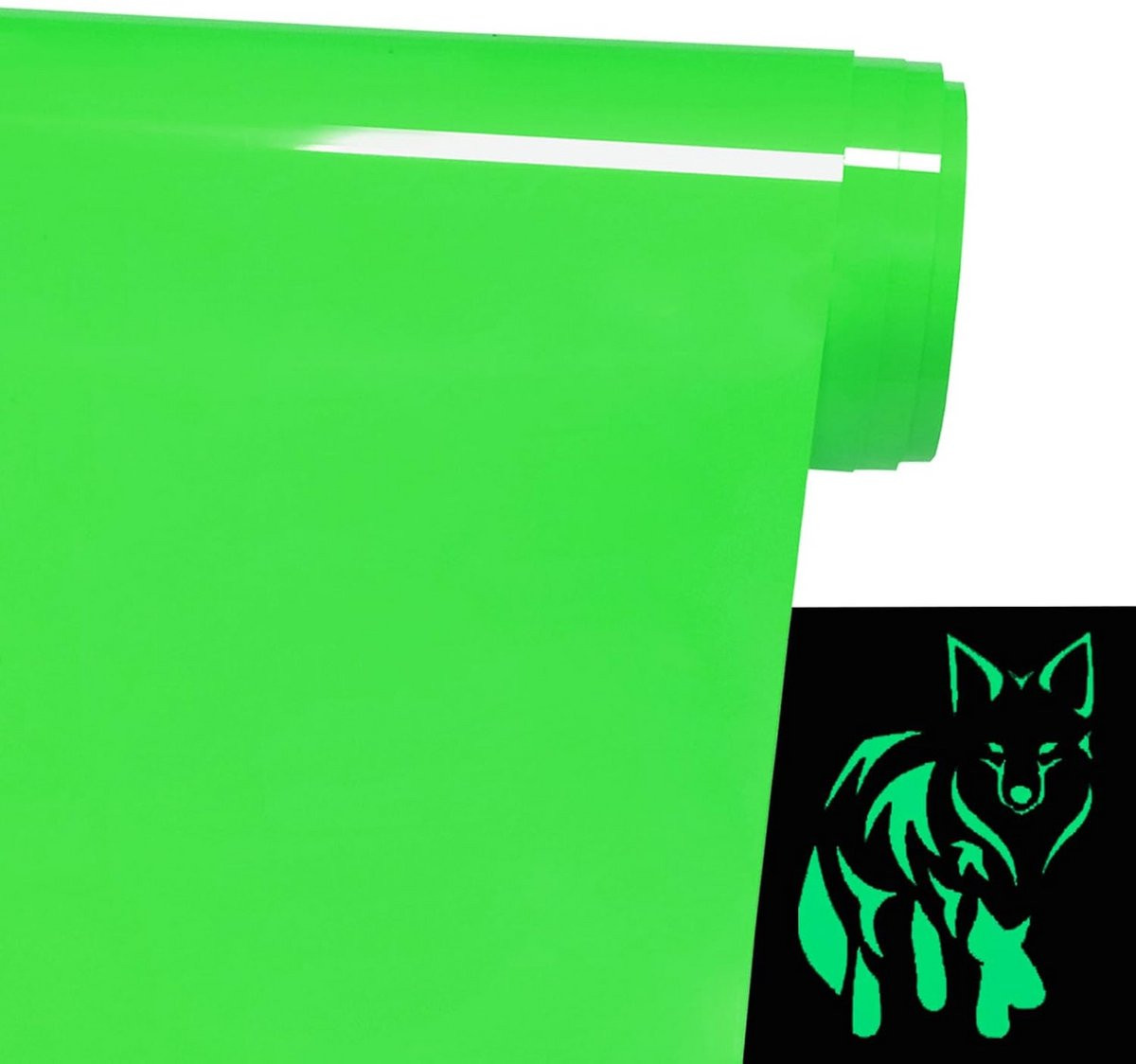 Reflecterende en lichtgevende plotterfolie textiel voor T-shirts en stoffen, Breedte: 30,5 cm, Lengte: 1,5 m