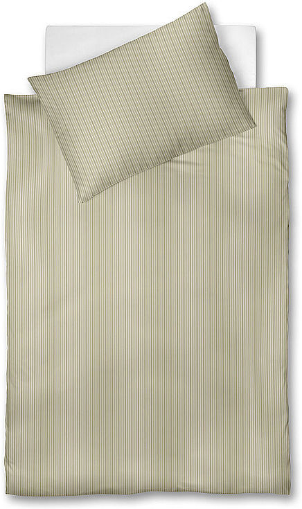 FLEURESSE Seersucker Bettwäsche RIO 70x90cm / 140x200cm Creme beige EG