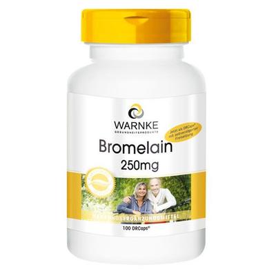 Bromelain 250 mg magensaftresistente Kapseln 100 St magensaftresistent