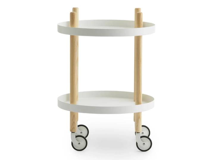 Normann Copenhagen Table Block Ø45 cm Blanc