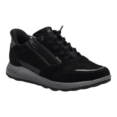 Sneaker JOSEF SEIBEL "Cheryl 06, schwarz-basalt", Damen, Gr. 42, schwarz (schwarz, basalt), Obermaterial: 100% Rindsleder Leather cow., Schuhe Sneaker