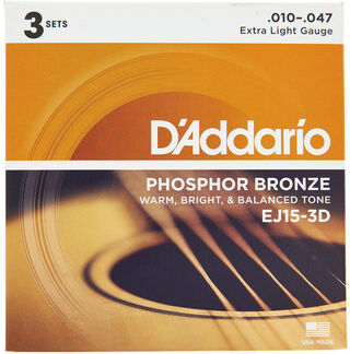 Daddario EJ15-3D