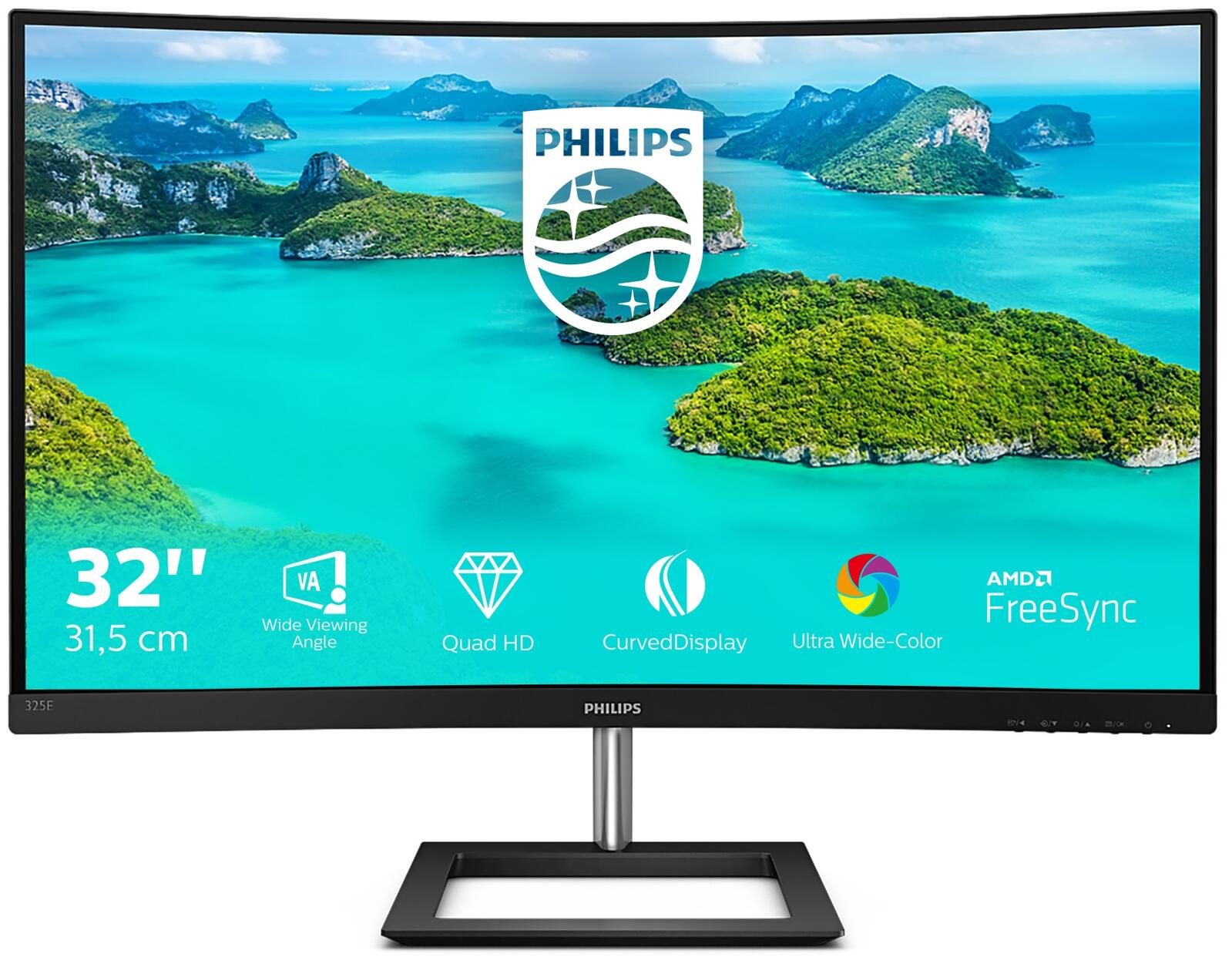 Philips 325E1C Curved-Monitor 80 cm (31,5 Zoll) 325E1C/00