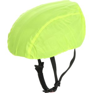 M-WAVE Helmüberzug Peter Regenschutz, reflektierend, für Fahrradhelm, neongelb, wind- und wasserdicht