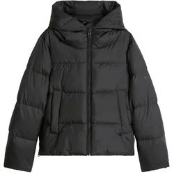 Marc O'Polo Damen Winterjacke - Woven Outdoor Jacket, Puffer Jacket, Daunenjacke, gesteppt mit Kapuze Schwarz / XL