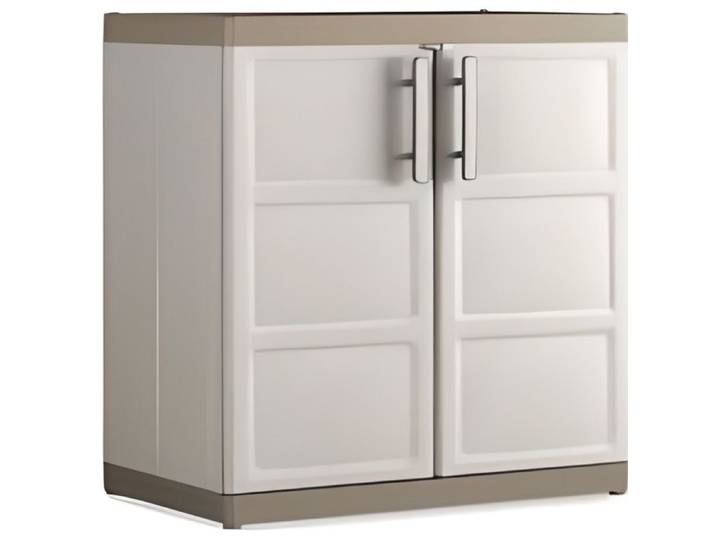 Armoire - Excellence - Sable/Beige - Structure solide - Étanchéité - 89x54x93 cm