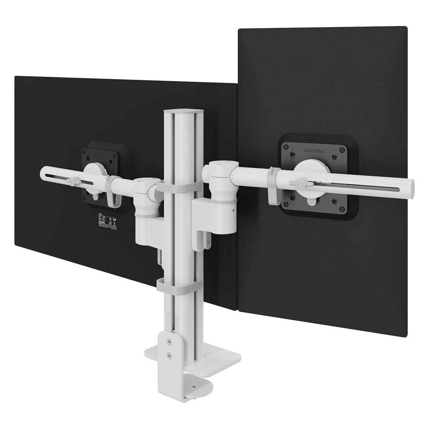 Dataflex Viewgo modular Monitorhalterung für 2 Monitore bis 32 Zoll, weiss (48.22... (Tisch, 32", 9 kg) (48.220)