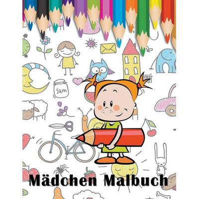 Mädchen Malbuch, Taschenbuch von Mojo Enterprises, Mojo Enterprises, 978-1-68127-086-9