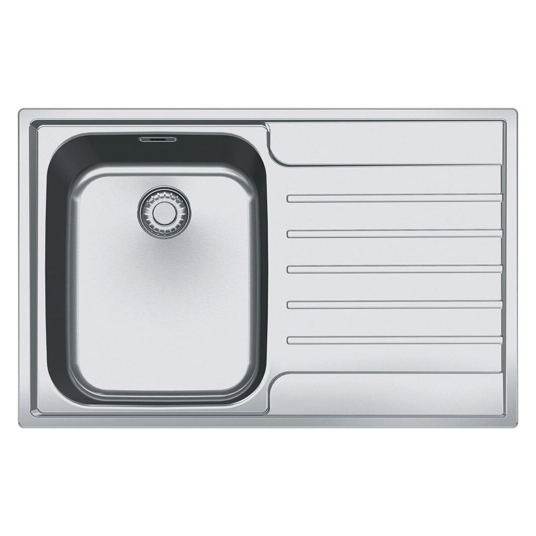 Franke Argos AGX 611 78 Edelstahl 101.0671.660 (Einbauspüle, 51 cm, 78 cm) (101.0671.660)