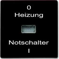 Busch-Jaeger Wippe braun Heizung-Notschalter 2102 H-31