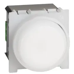 Legrand K4380 LivingNow 2-modulige LED-Leuchte zum Herausnehmen, Schaltet bei Stromausfall ein