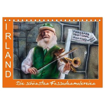IRLAND - Die schönsten Fassadenmalereien (Tischkalender 2027 DIN A5 quer), CALVENDO Monatskalender
