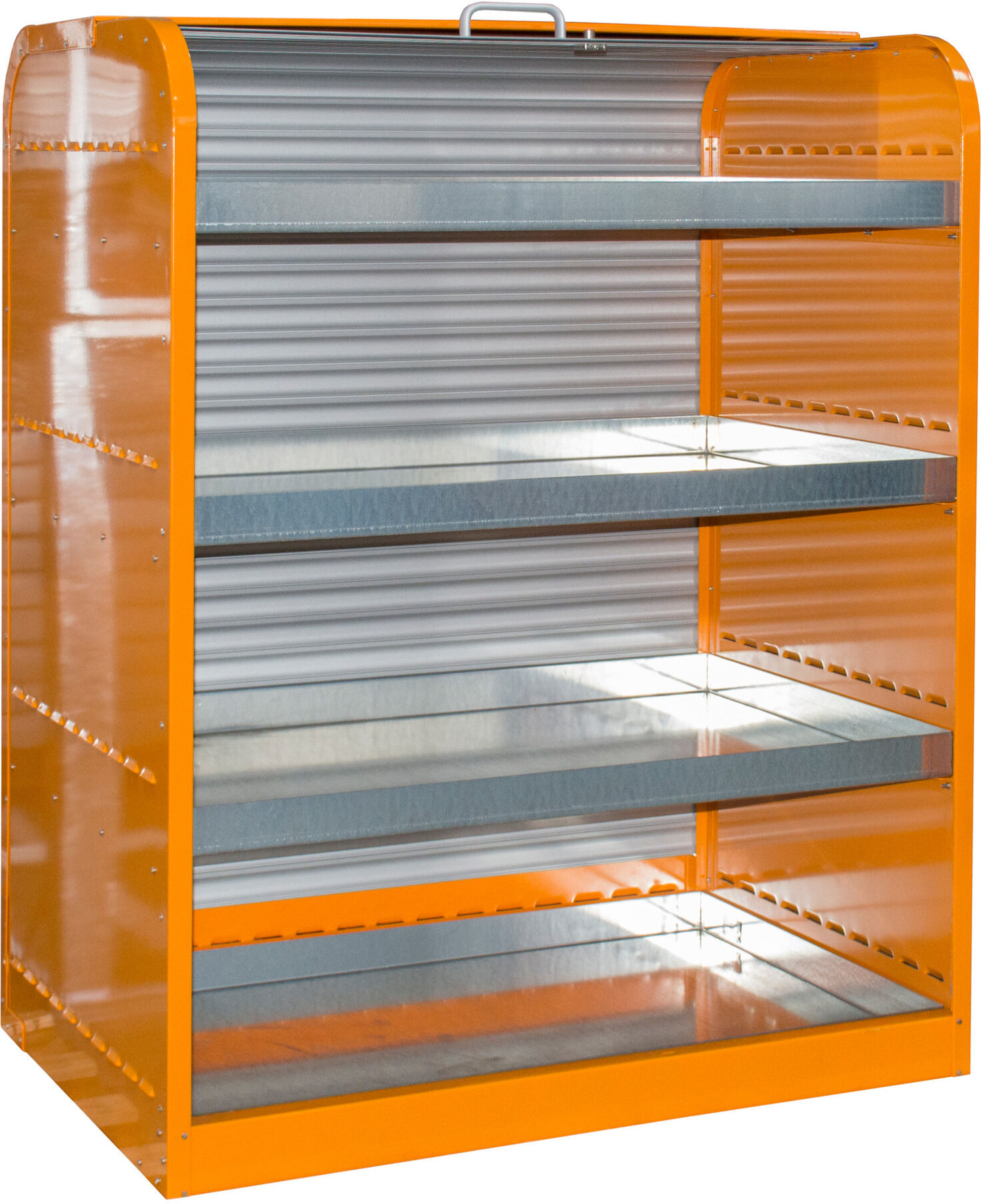 Bauer Südlohn Gefahrstoff-Rollladenschrank RSG-4, lackiert, Gelborange (4416-30-3000-2000)