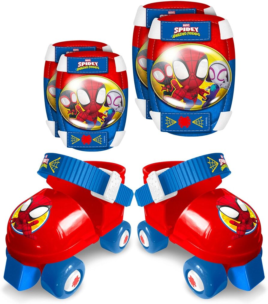 Stamp Set de patines, coderas y rodilleras Spidey .
