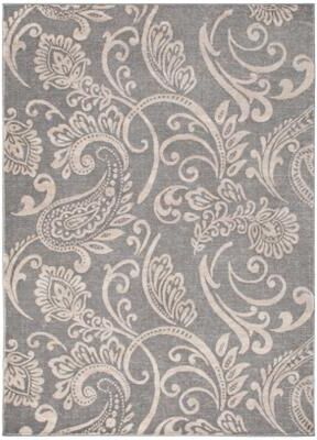 Mayberry Rugs Galleria Gabrielle Gray Paisley Floral Rug