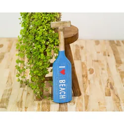 die Faktorei »I love beach« Deko-Paddel blau 53x11x2,5 cm