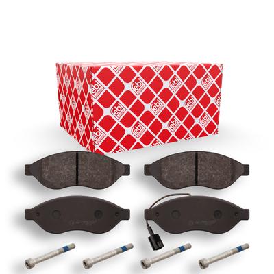 FEBI BILSTEIN Bremsbelagsatz, Scheibenbremse 16716 Vorderachse für Peugeot Citroën Fiat