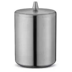 JEE-O cone Abfalleimer mit Deckel, edelstahl gebürstet, 901-0150 901-0150