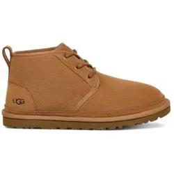 UGG für Herren. 3236 Braune Neumel-Lederstiefeletten (41), Wohnung, Schnürsenkel, Lässig