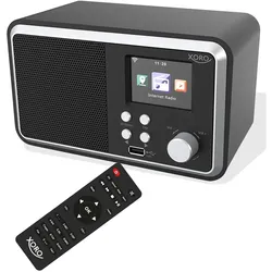 Xoro DAB 300 IR (DAB+, FM, Internetradio, Bluetooth, WLAN), Radio, Schwarz