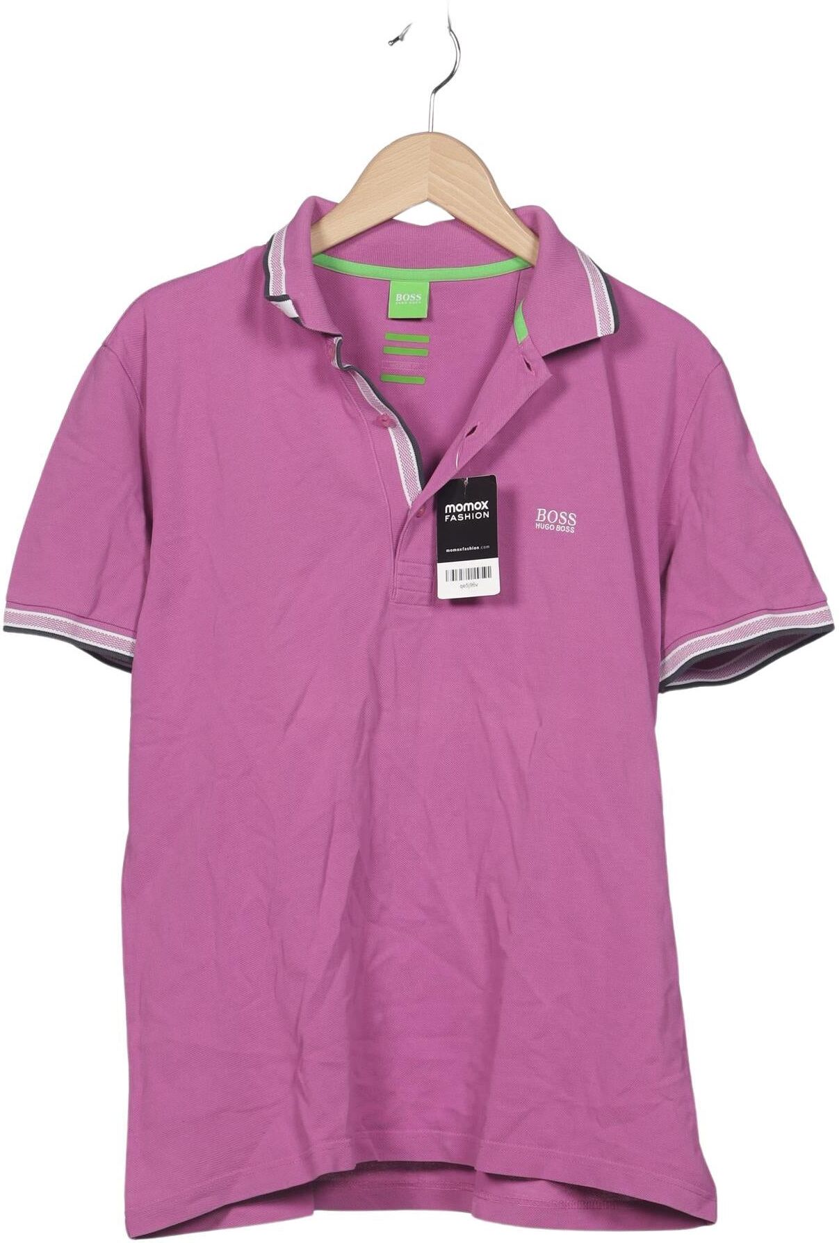 Boss Green Herren Poloshirt, Pink, Gr. L, Baumwolle - Second Hand