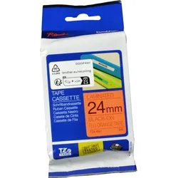 Brother P-Touch Band TZe-B51  schwarz auf signal orange  24mm / 5m  laminiert