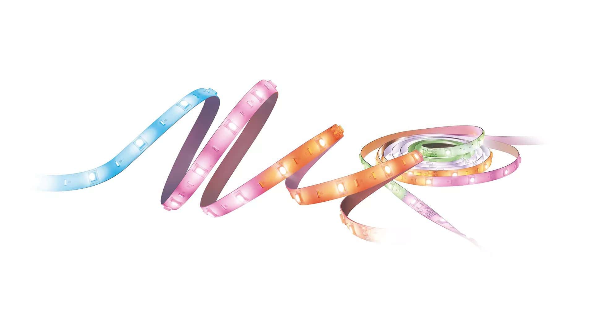 Philips Smarter RGBIC-LED-Lightstrip 2 x 5 m LED Intelligenter Leuchtstreifen Multi 8721103159649