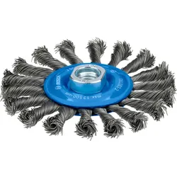 Bosch Metal heavy Scheibenbürste, 115 x 0,5 mm, M14, gezopft - 2608620764