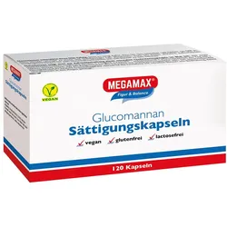 MEGAMAX Glucomannan Sättigungskapseln  120 St Kapseln