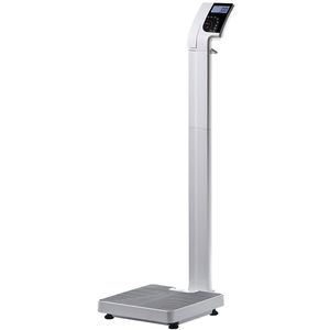 Soehnle-Professional Personenwaage mit BMI-Analyse, geeicht, digital mit LCD-Anzeige, weiß, bis 250 kg