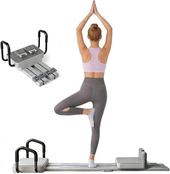 Famanu Pilates Reformer - 3-in-1 Multifunktionalität für das komplette Körpertraining - 174 x 55 x 35 cm