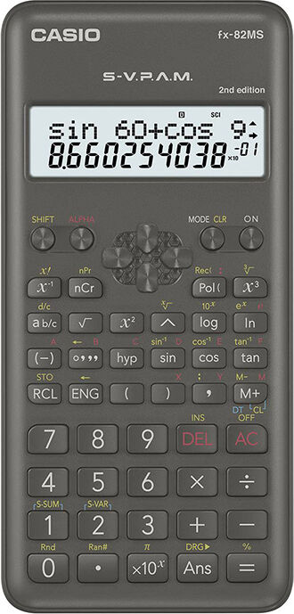 CALCULADORA CIENTÍFICA CASIO FX 82 W/MS