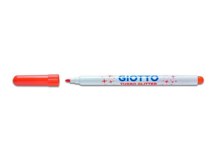Giotto 8 glitterstiften Turbo - Glitterstiften - Turbo punt - Multi colour