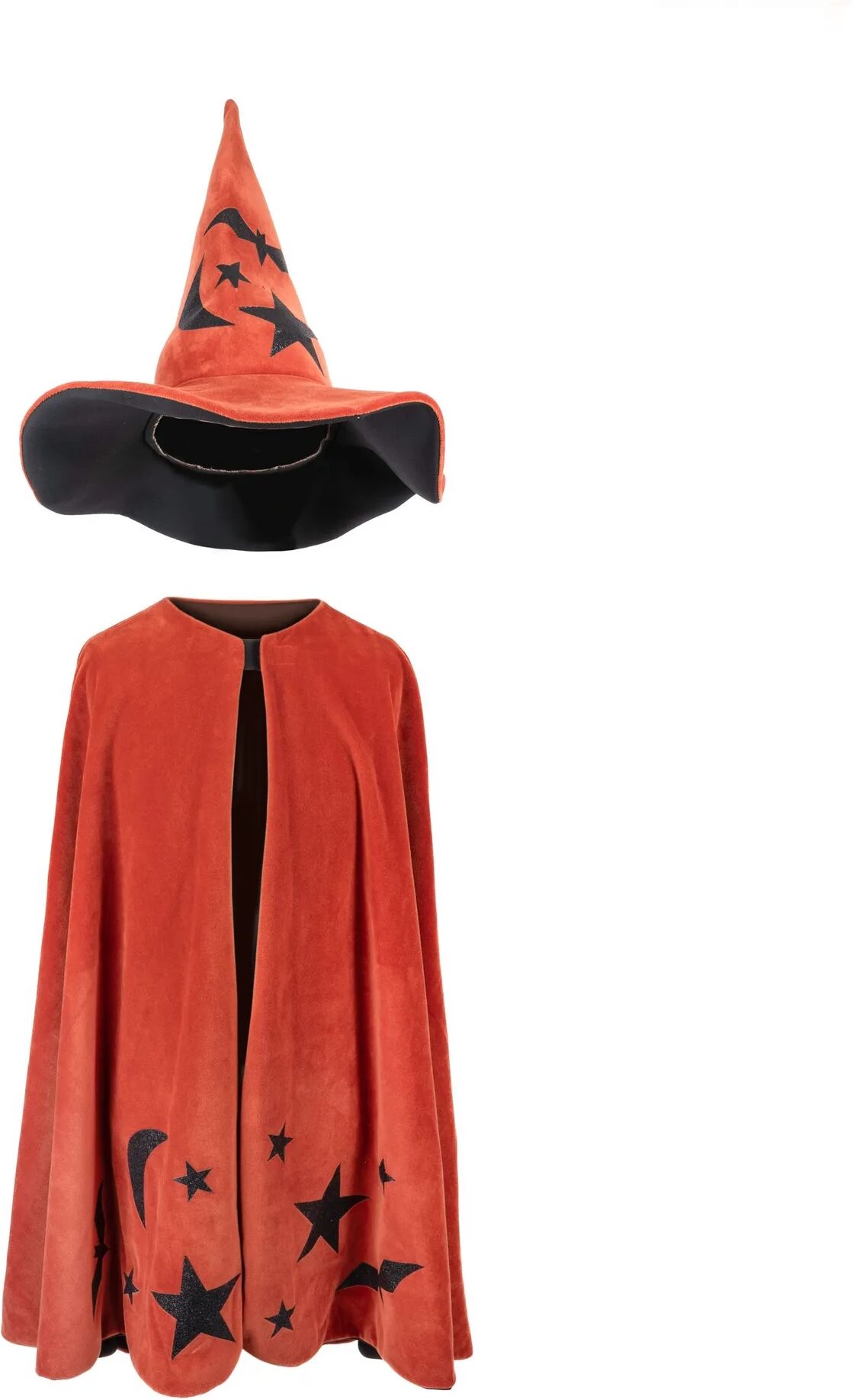 Great Pretenders Cape et chapeau Magicien de l'automne Orange 4/6 ans