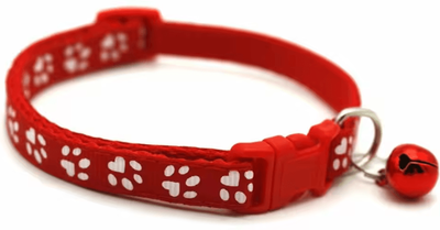 Inspire Curations BellCharm Kitten Collar With Safety Bell & Adjustable Fit red