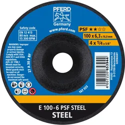 PFERD TOOLS Schruppscheibe E Universallinie PSF STEEL für Stahl - 62010634