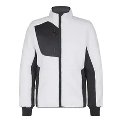 Faserpelzjacke "1362-298" X-treme - XL - weiß/grau