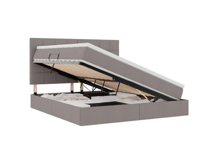 KKgypkn Hier ist der optimierte Amazon-Titel auf Deutsch, basierend auf Ihren Vorgaben: **Stauraumbett 180x200 cm mit Matratze, Kunstlederbett Taupe, seitlich geöffnetes Aufbewahrungsbett