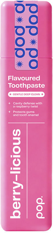 Pop. Pasta de dente sabor Berry-Licious 75 g