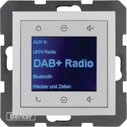 Berker Radio DAB+, Bt., B.x alu 30841404