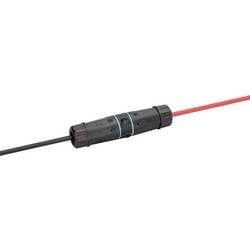 Digitus DN-93905-OD CAT 6A Außenanschluss, Schutzart IP68 RJ45 zu RJ45 Verbindung DN-93905-OD Buchse, RJ45 Gehäuse, RJ45 Steckergehäuse Schwarz, Schwarz-Blau 1