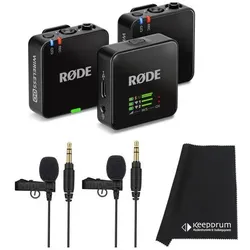 RØDE Mikrofon-Funksystem Wireless GO Gen 3 mit 2x Lavalier GO, Mikrofon