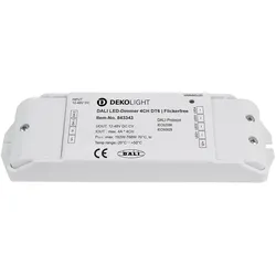 Deko-Light Niedervolt DALI Dimmer (CV, DC) DALI 2 PWM, CV 4CH, 12-48V, 4A/Kanal, DT6, IP20 D-843343