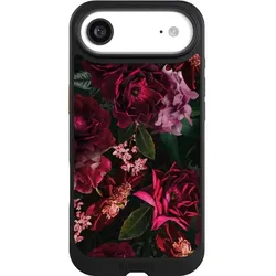 Nivocase Hülle für Apple iPhone Air Handyhülle NIVOcore Case Schwarz Blumen Blüte Rose (Apple iPhone Air), Smartphone Hülle, Schwarz