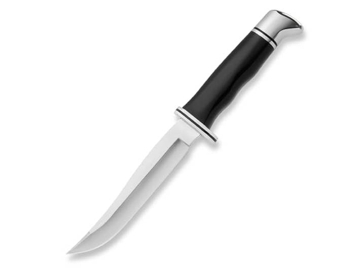 Buck 105 Pathfinder, Outdoormesser,420HC Klingenstahl,Aluminium Griff,Poliert, scharfes Messer für Abenteur,Outdoor, Angeln