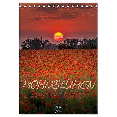 Mohnblumen - kraftvoll und zart (Tischkalender 2027 DIN A5 hoch), CALVENDO Monatskalender