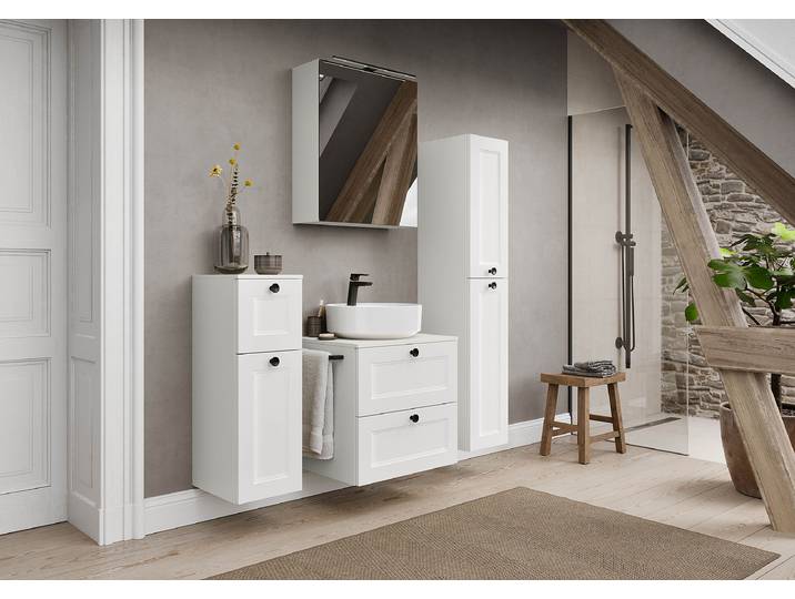 Waschtisch Cascada Typ C 60cm Weiß/Weiß